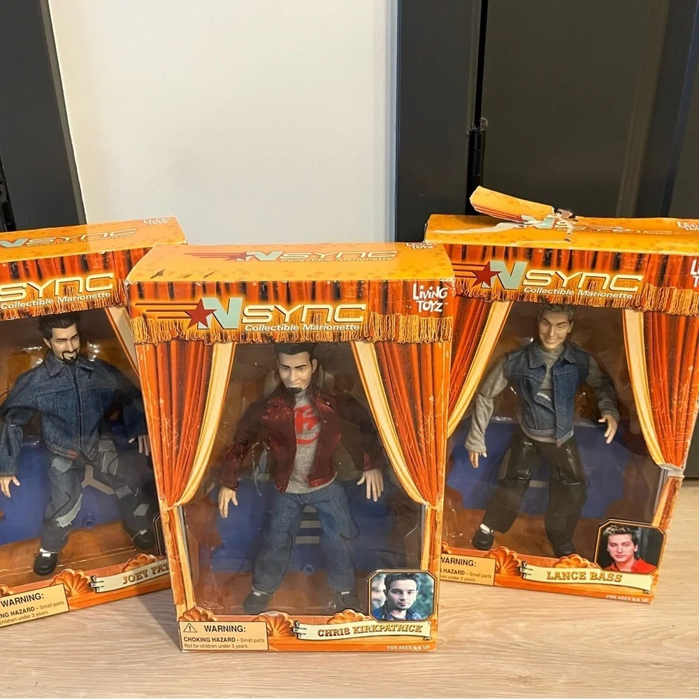 Vintage 2000 NSync Marionette Dolls Bundle
